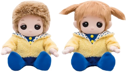 【おもちゃのジャンボ】ユメル ネルル 夢の子コレクション47 ふわもこ ロンパース (男女兼用) 【おしゃべり人形お洋服】 通販 販売