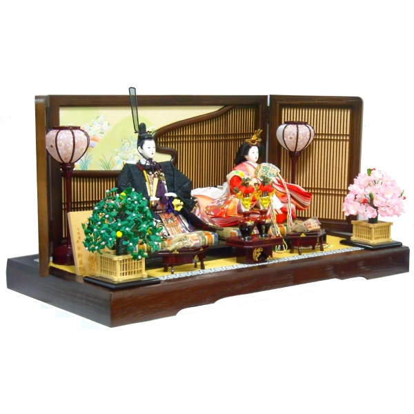 雛人形 ひな人形 お雛様 雛 2人飾り 平飾り 収納 親王 三人官女 コンパクト 2015年度新作 吊るし雛 おもちゃ 通販 販売